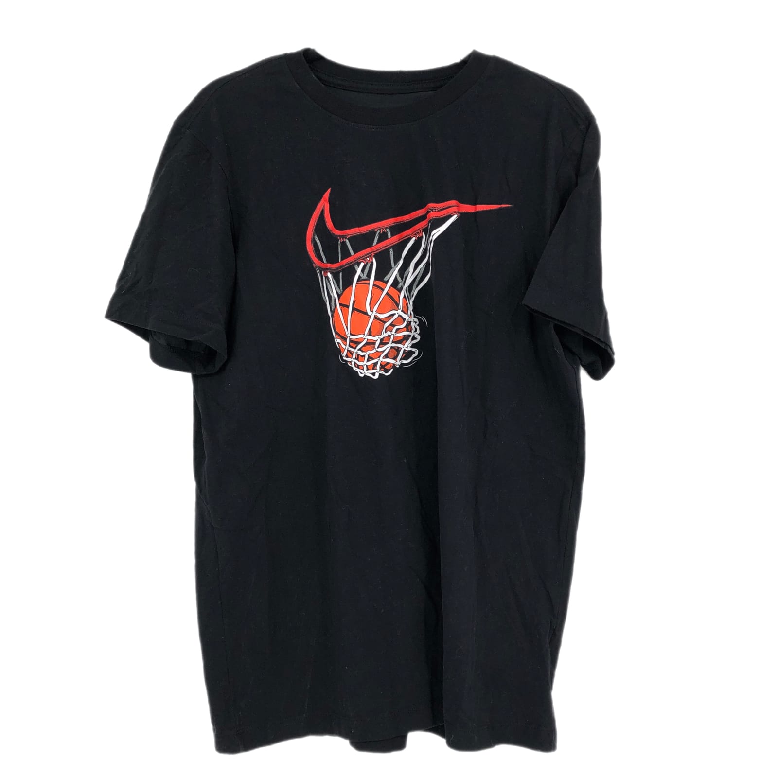 Nike Black & Orange Basketball Graphic Tee