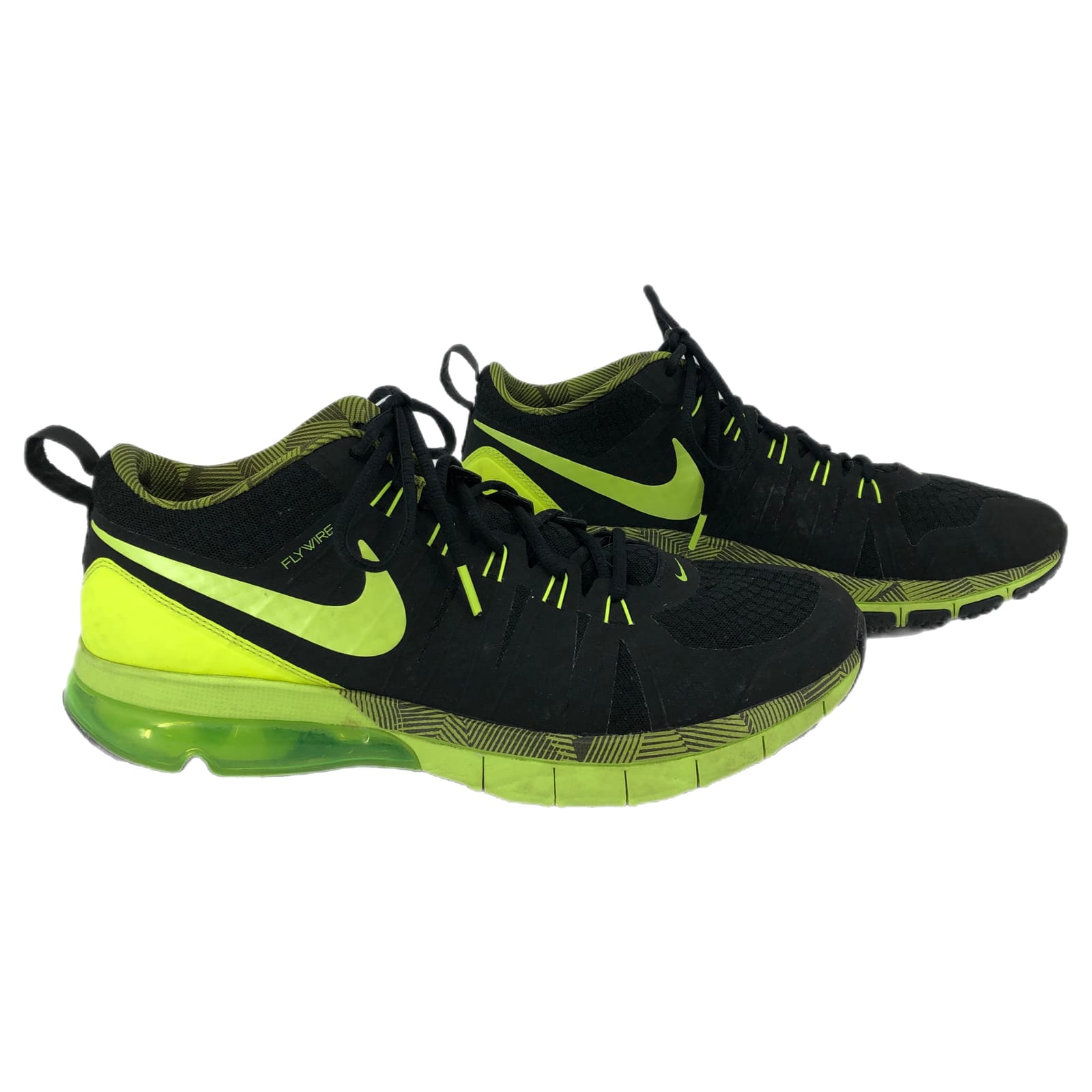 Nike Black-Green Athletic Shoes
