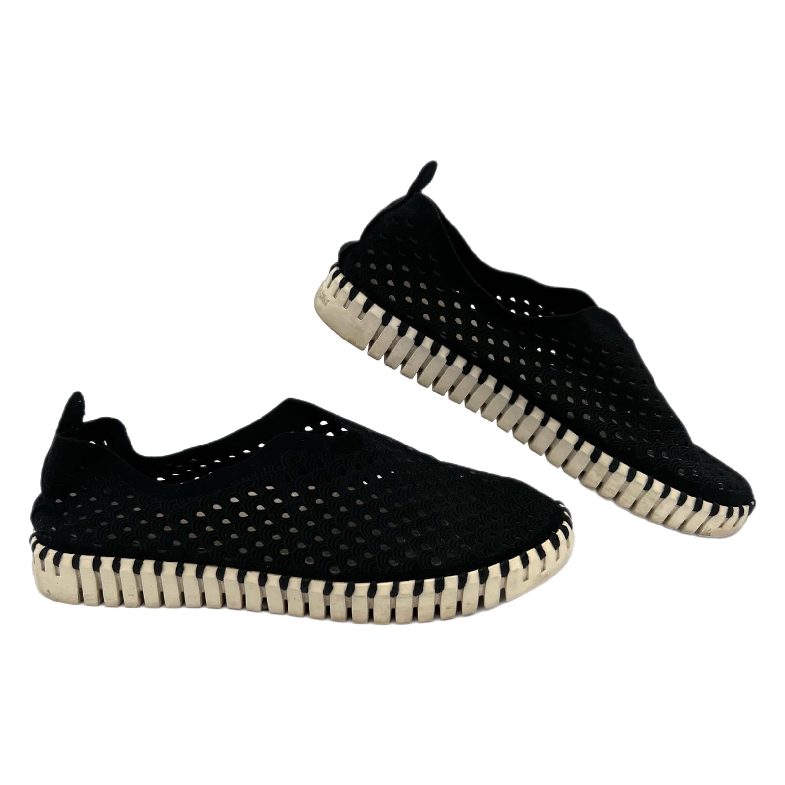 Ilse Jacobsen Black Laser Cut Flats