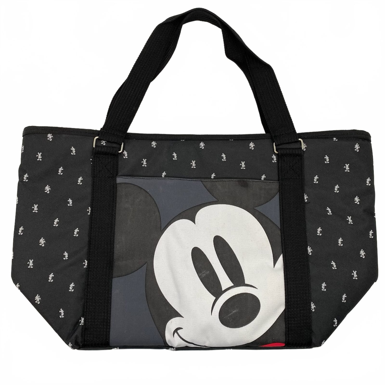 Disney Black Mickey Mouse Print Insulated Tote