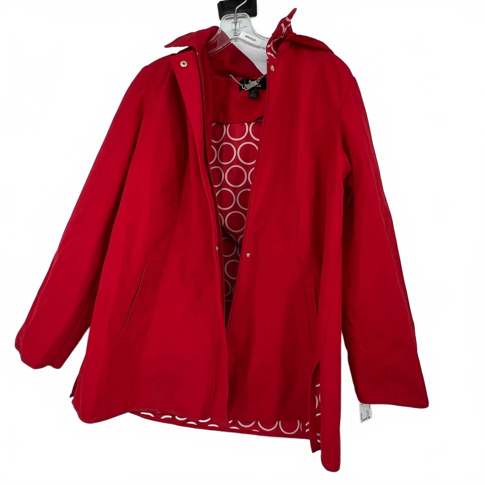 Dennis Basso Red Utility Jacket