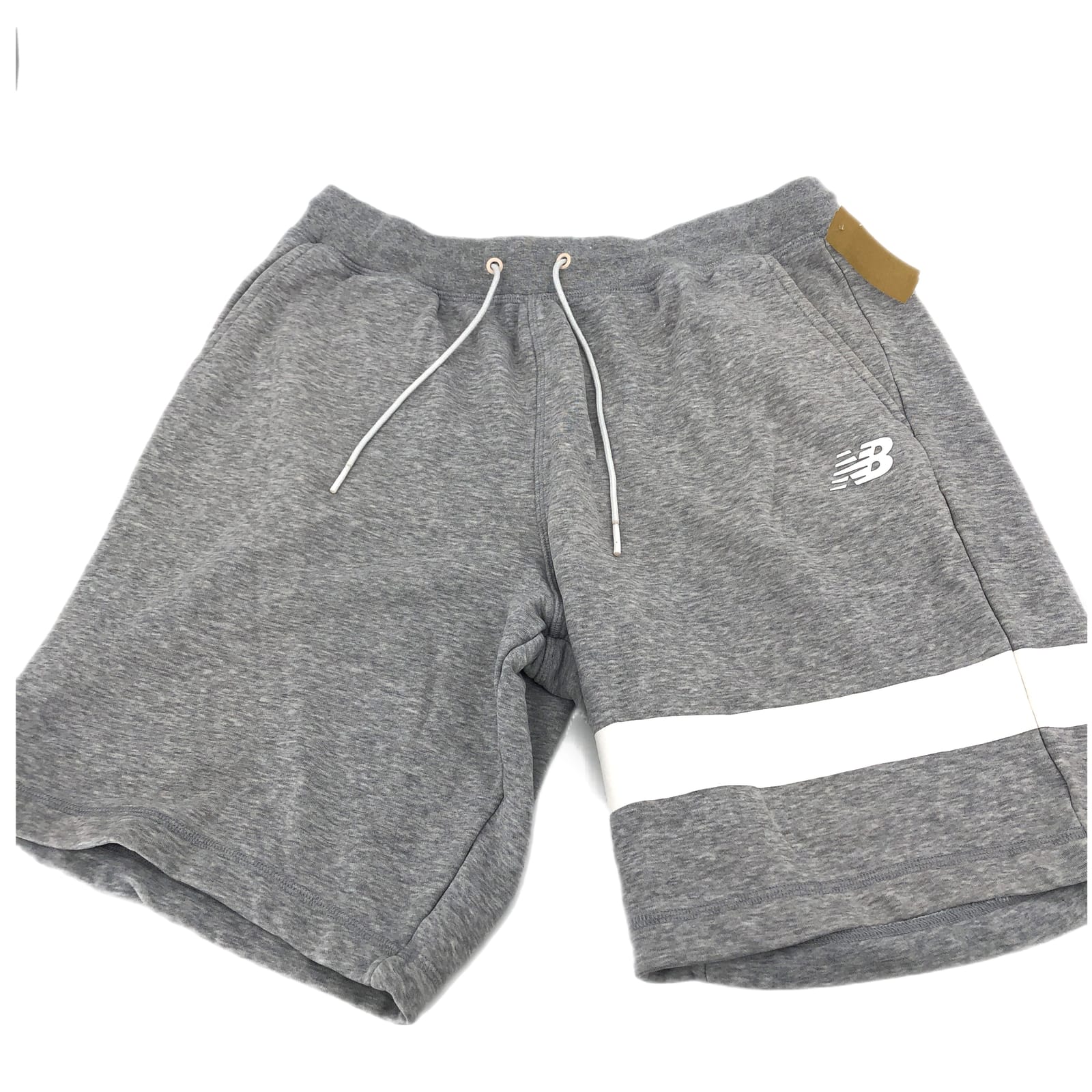 Nike Gray-White Athletic Shorts