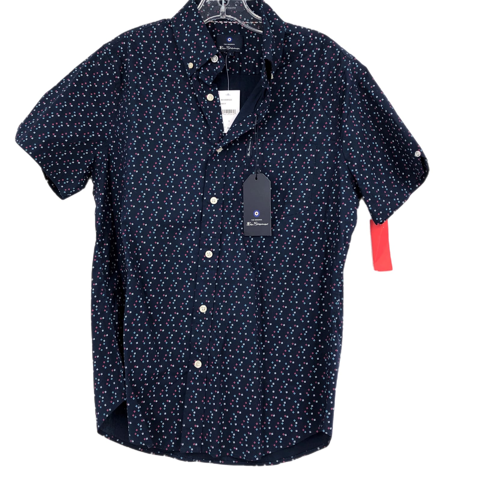 Ben Sherman Blue & White Classic Polo Shirt