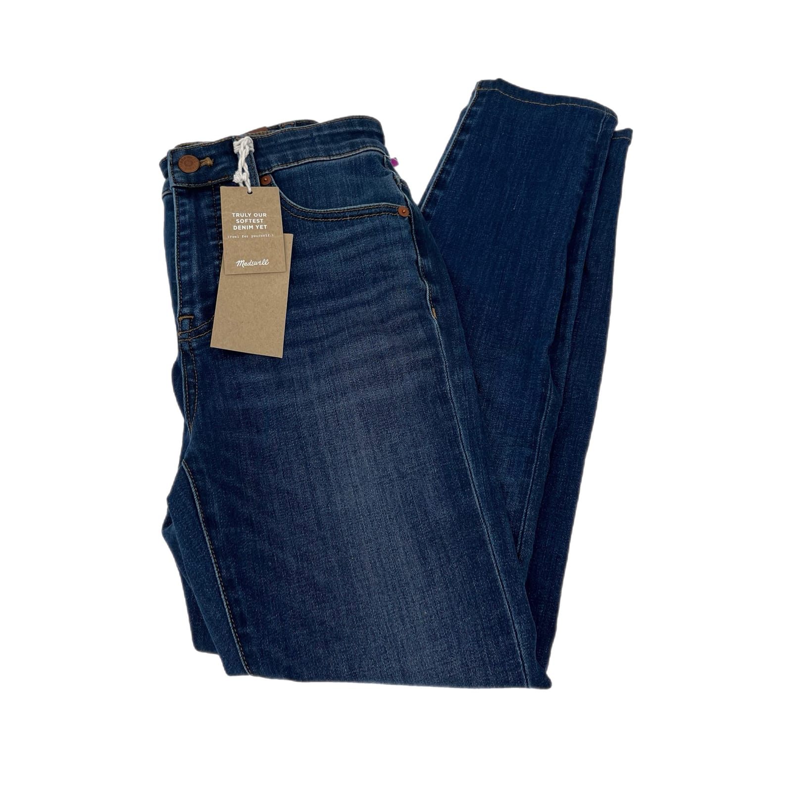 Madewell Blue Curvy High Rise Skinny Jeans