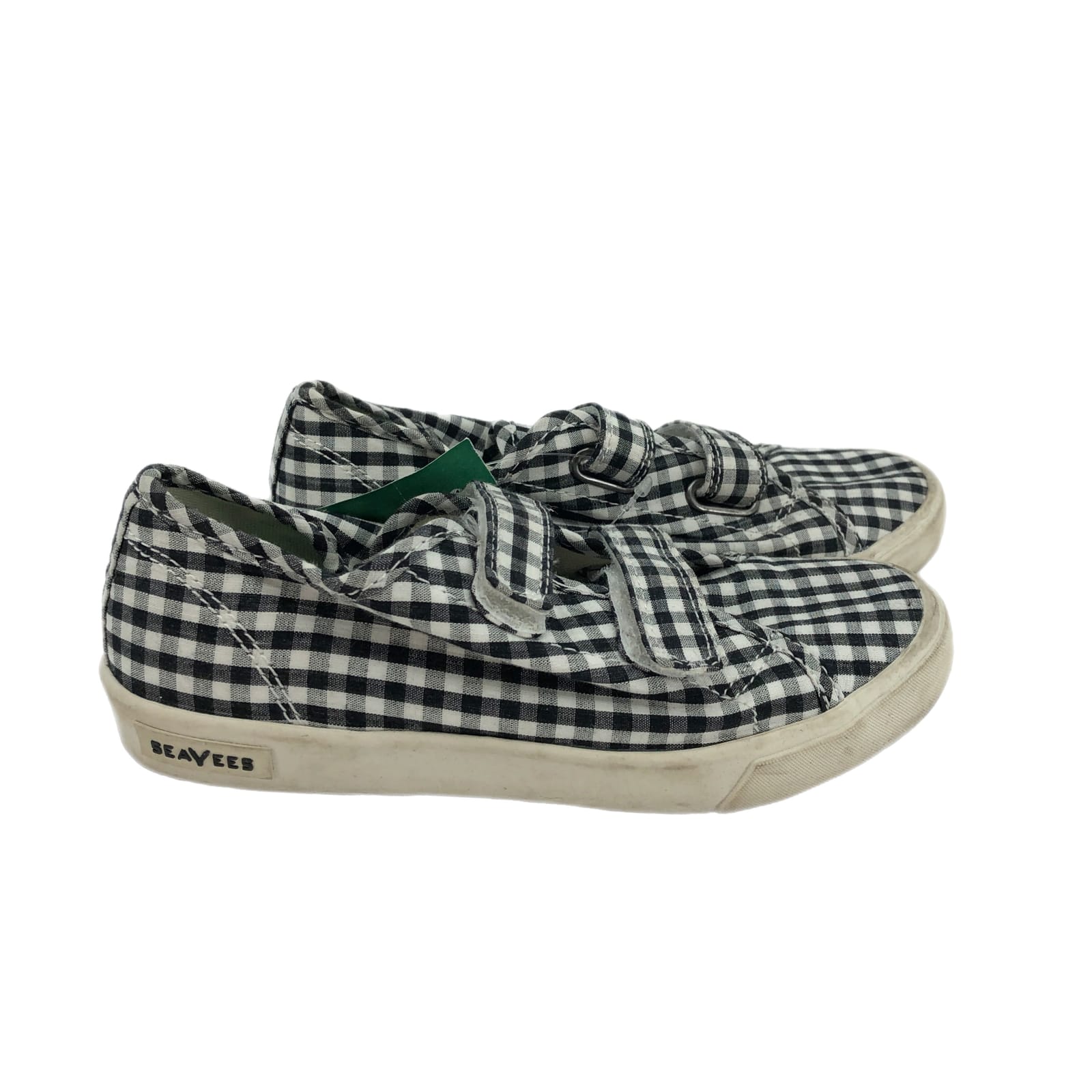SeaVees Blue and White Plaid Athletic Sneakers