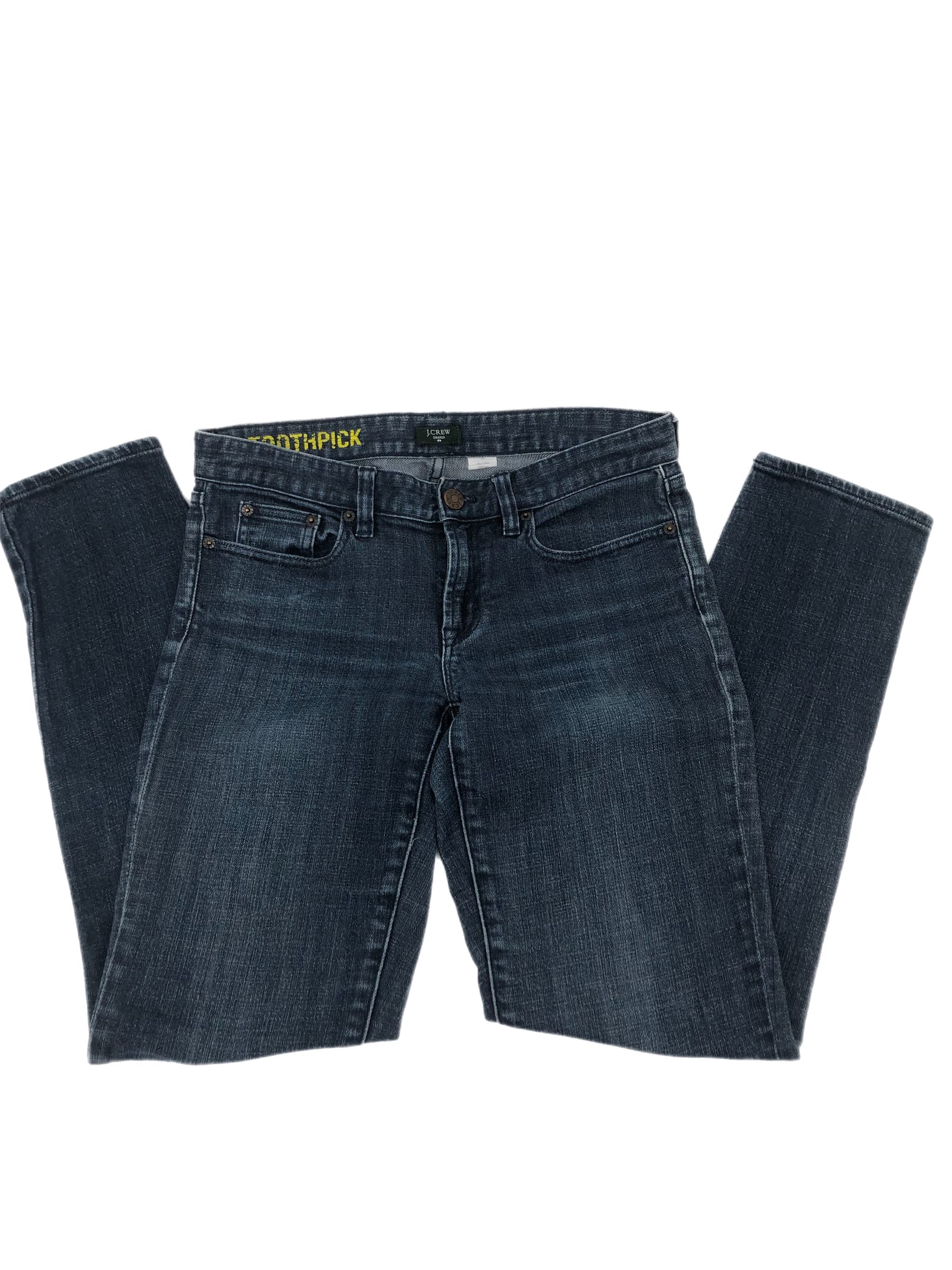 Blue Mid-Rise Skinny Jeans