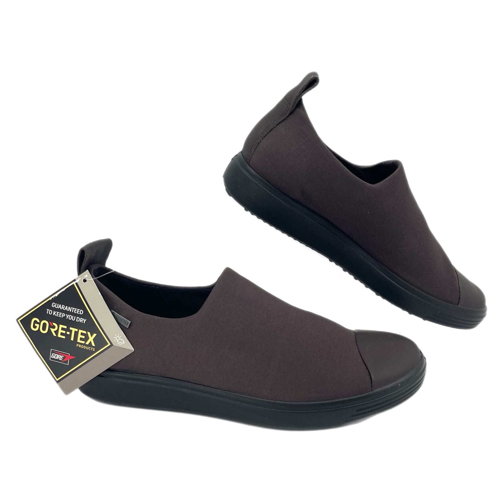 Ecco Brown/Black Comfort Lightweight Sneakers