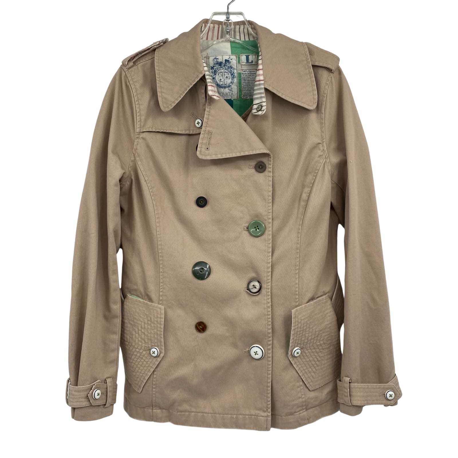 Trovata Beige Classic Trench Coat