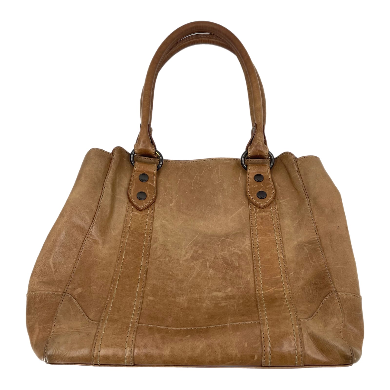 Frye Tan Leather Tote Bag