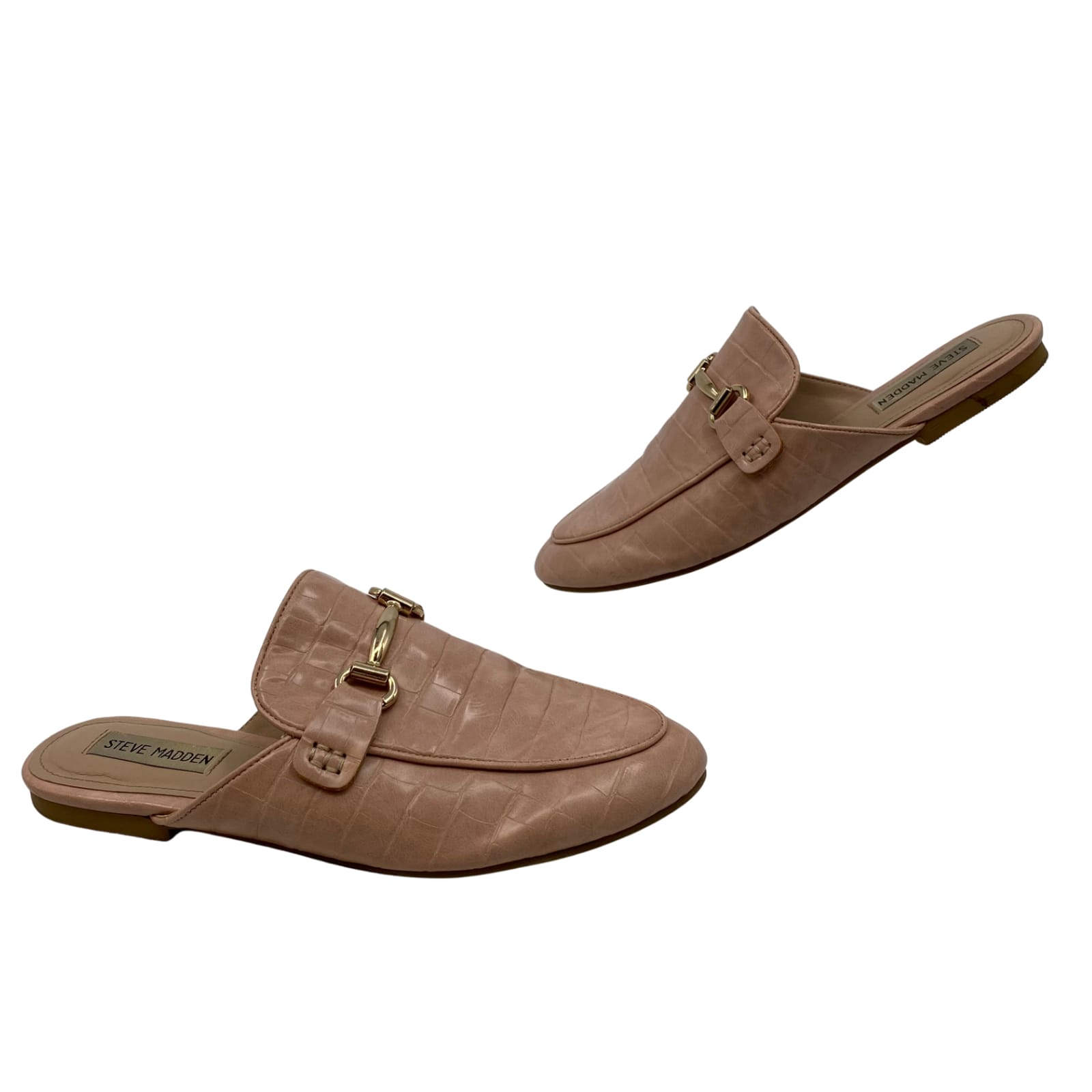 Steve Madden Pink Synthetic Loafer Flats