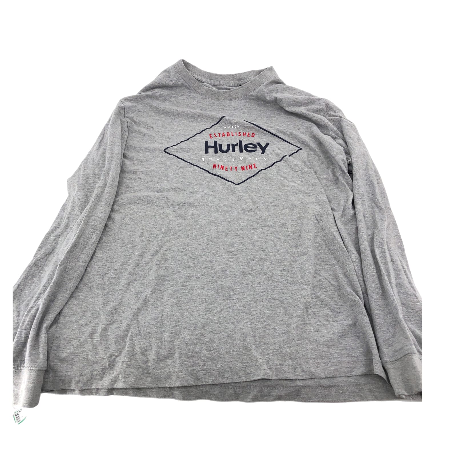 Hurley Gray Classic Long Sleeve T-Shirt