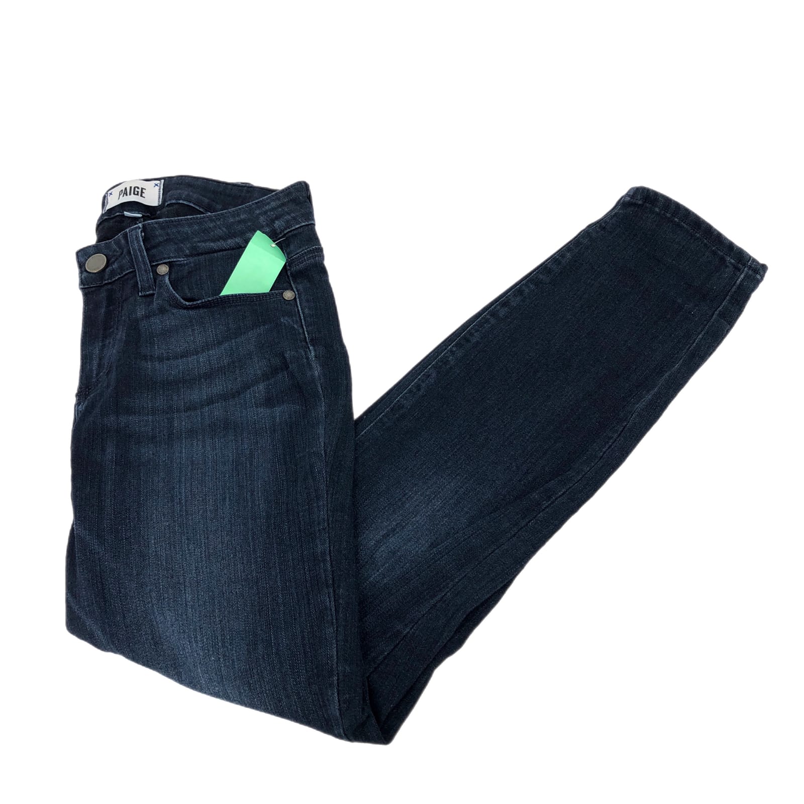 PAIGE Blue Straight Leg Classic Jeans