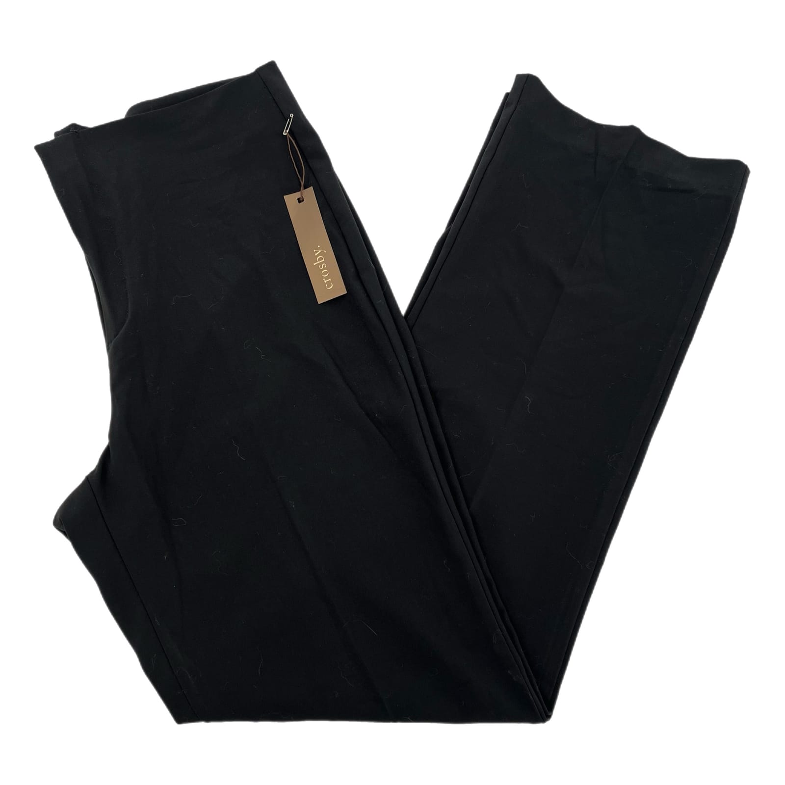 Crosby Black Bootcut Trousers