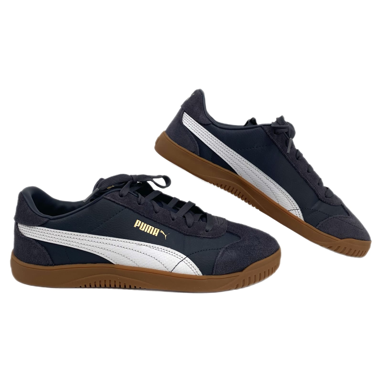 Puma Classic Navy Blue White Sneakers