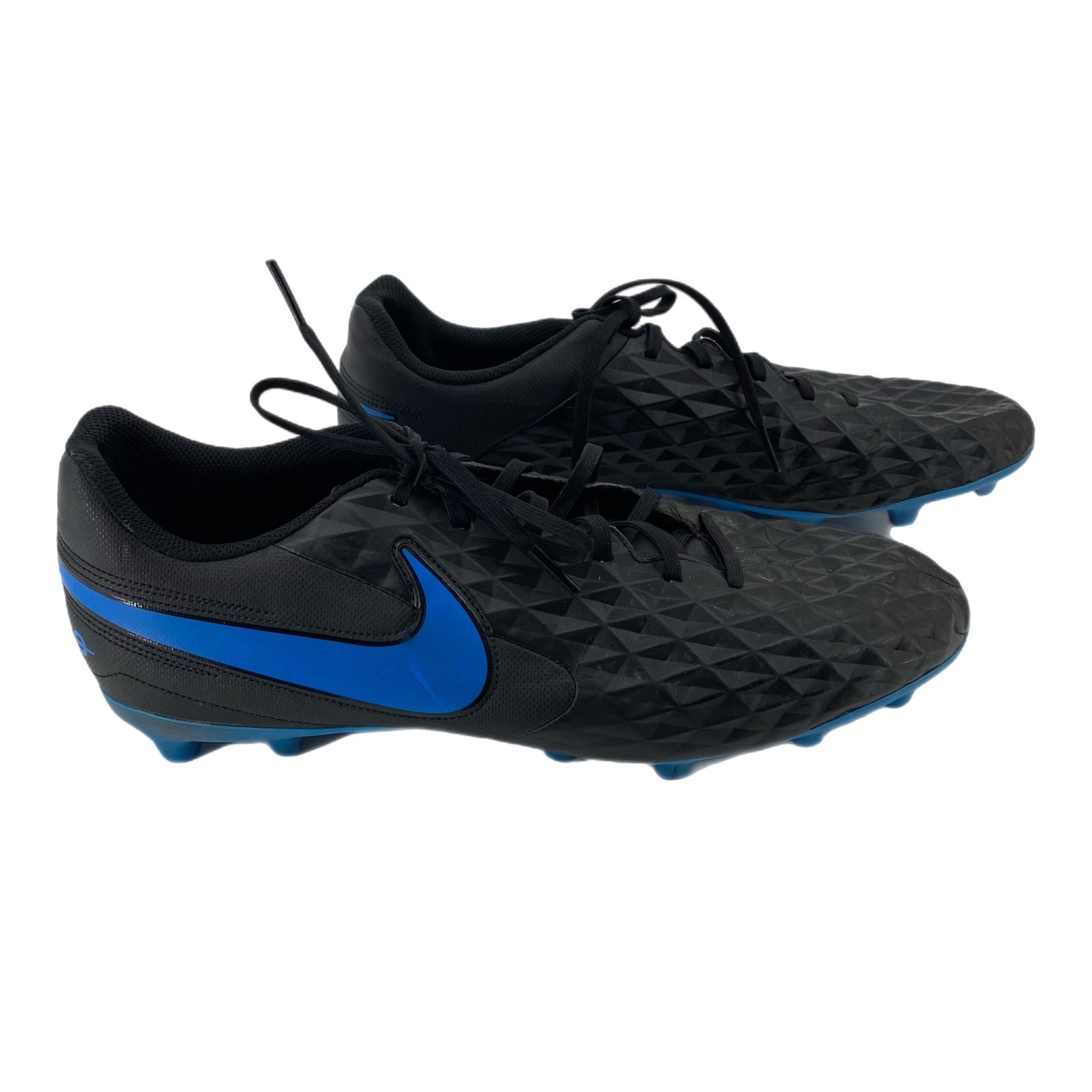 Nike Black Lace Up Round Toe Athletic Shoes