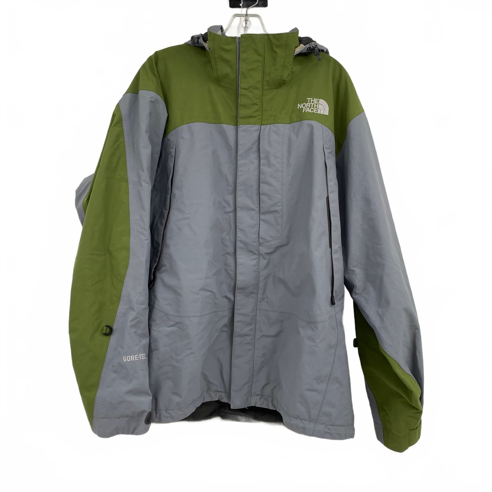 The North Face Gray Nylon Windbreaker Jacket