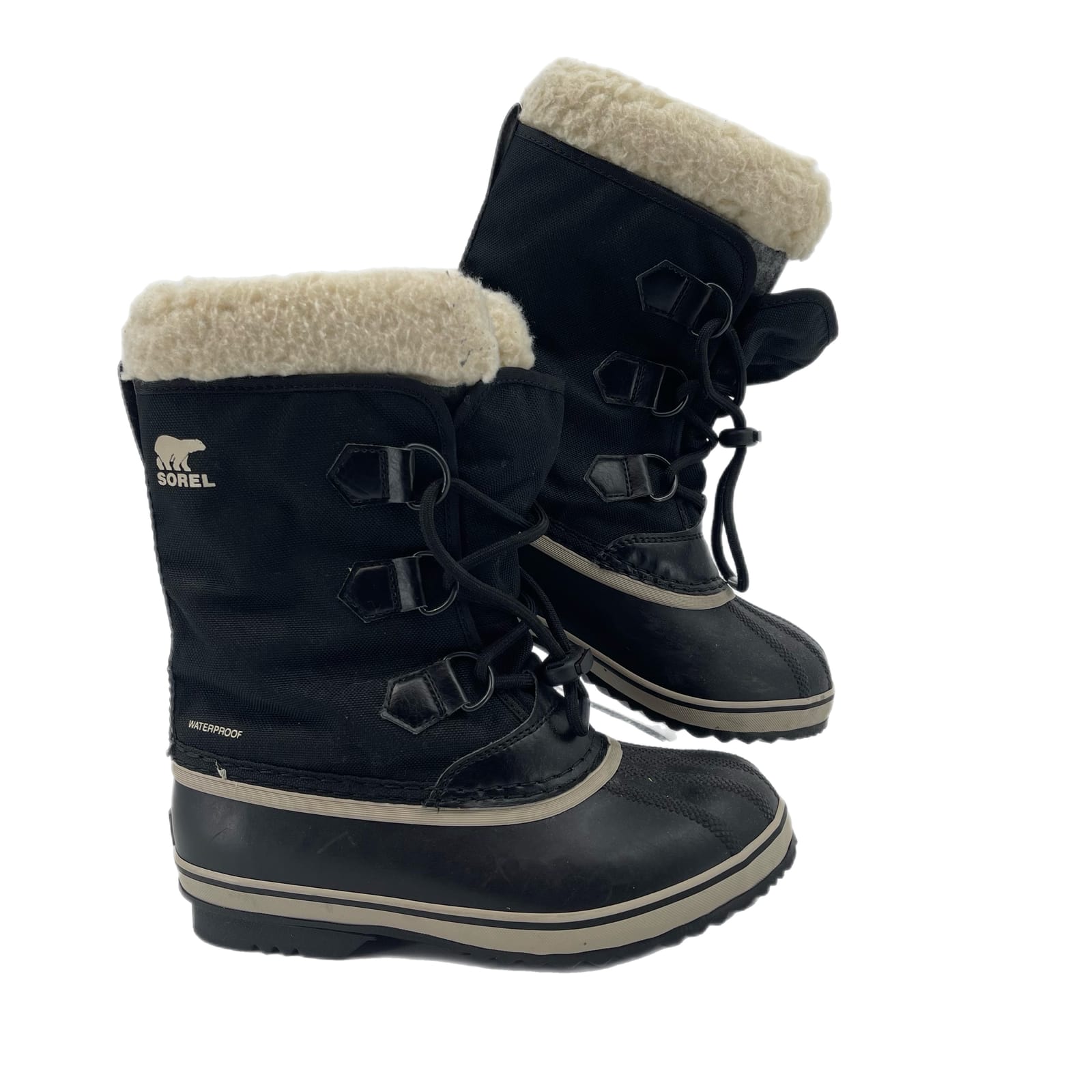 Sorel Black & Cream Insulated Snow Boot