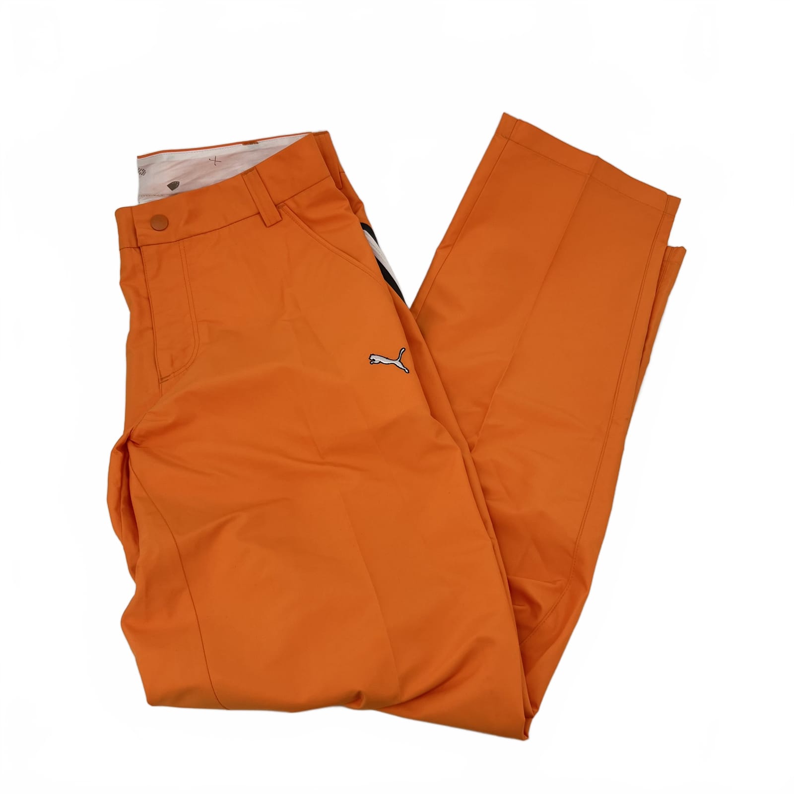Puma Orange Classic Jogger Pants
