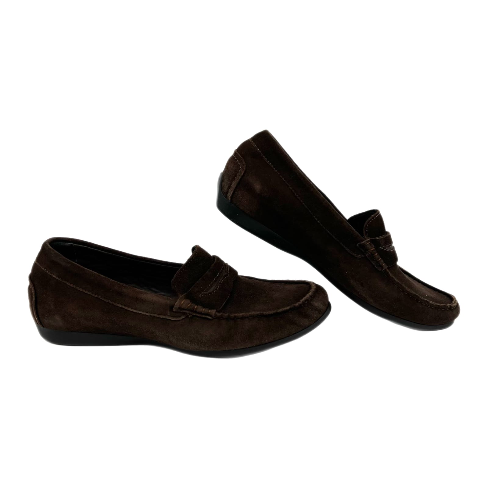 Munro Brown Suede Loafers