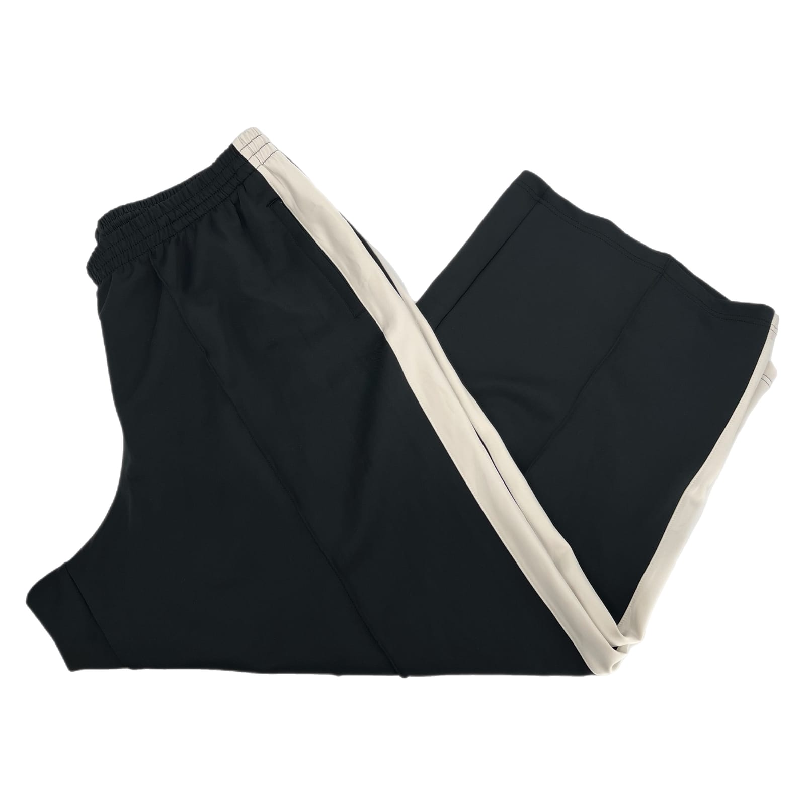 SKIMS Black Wide Leg Track Pants