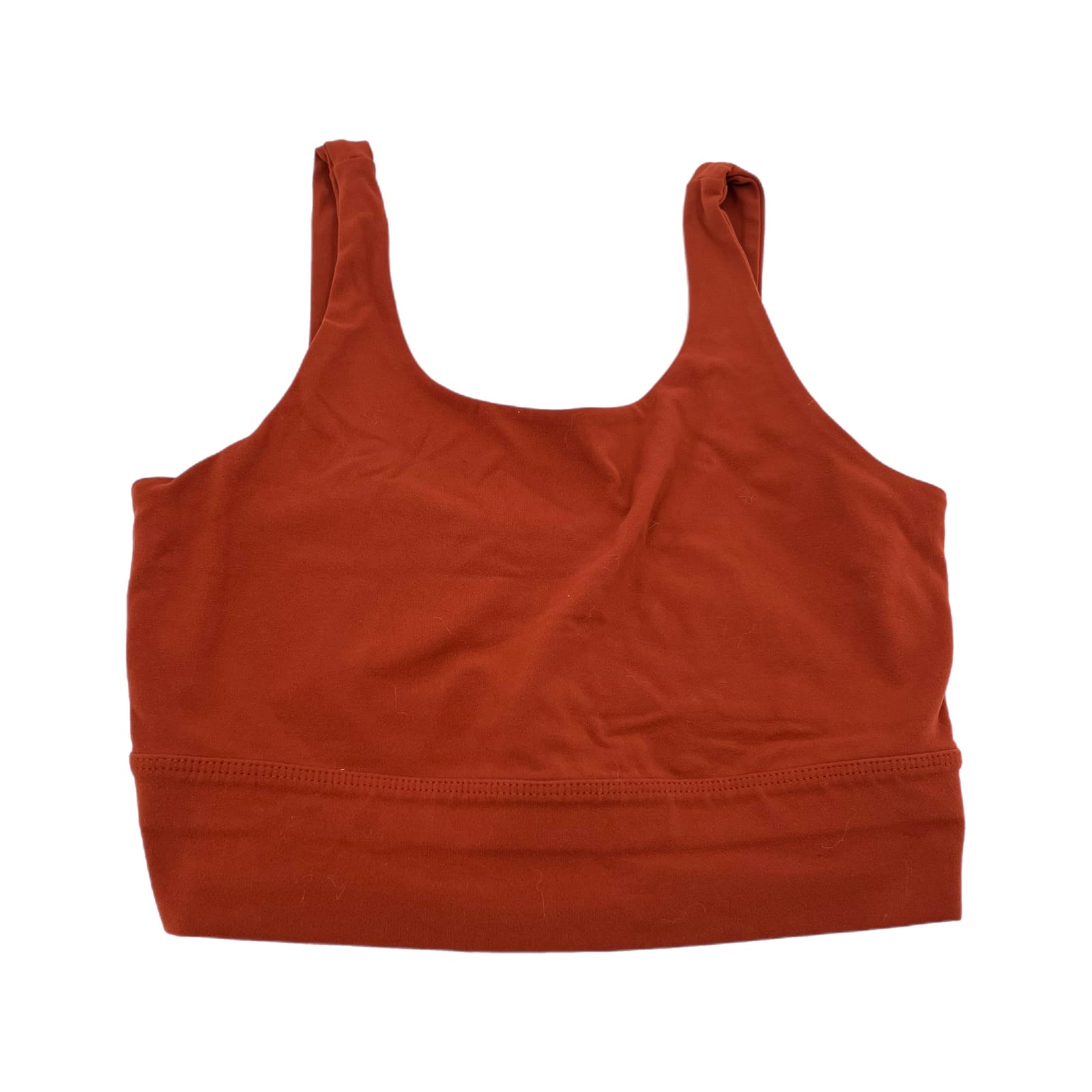 Nike Red Sleeveless Square Neck Crop Top