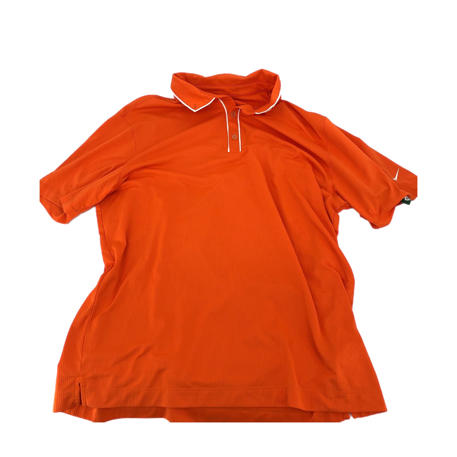 Nike Orange-white Classic Round Neck T-shirt