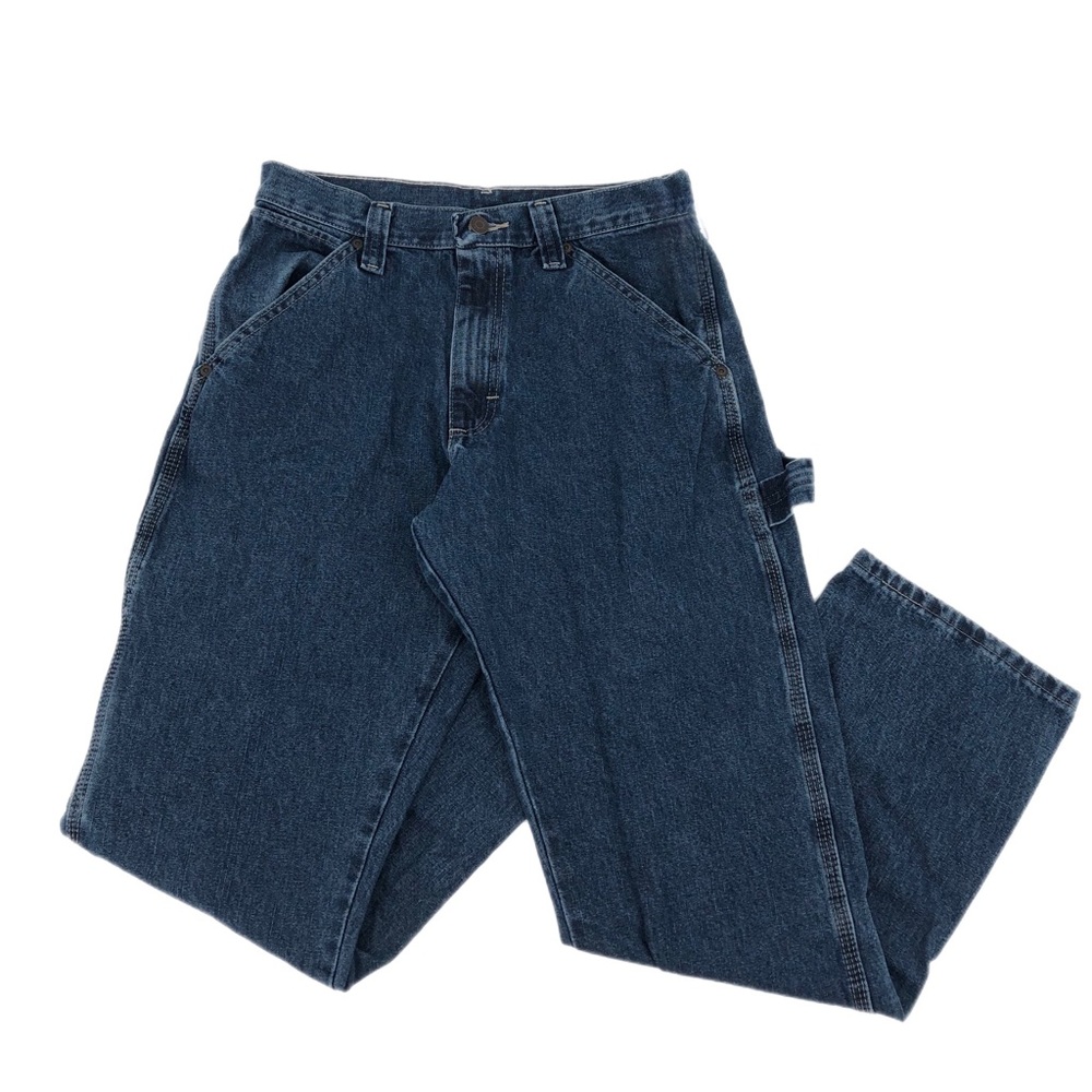 Wrangler Blue Relaxed Fit Straight Jeans