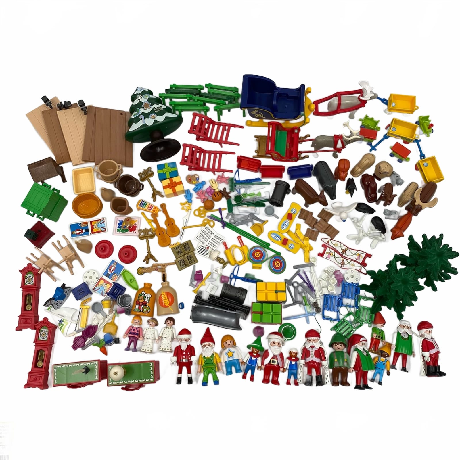 Playmobil Red Green Large Misc. Christmas Set