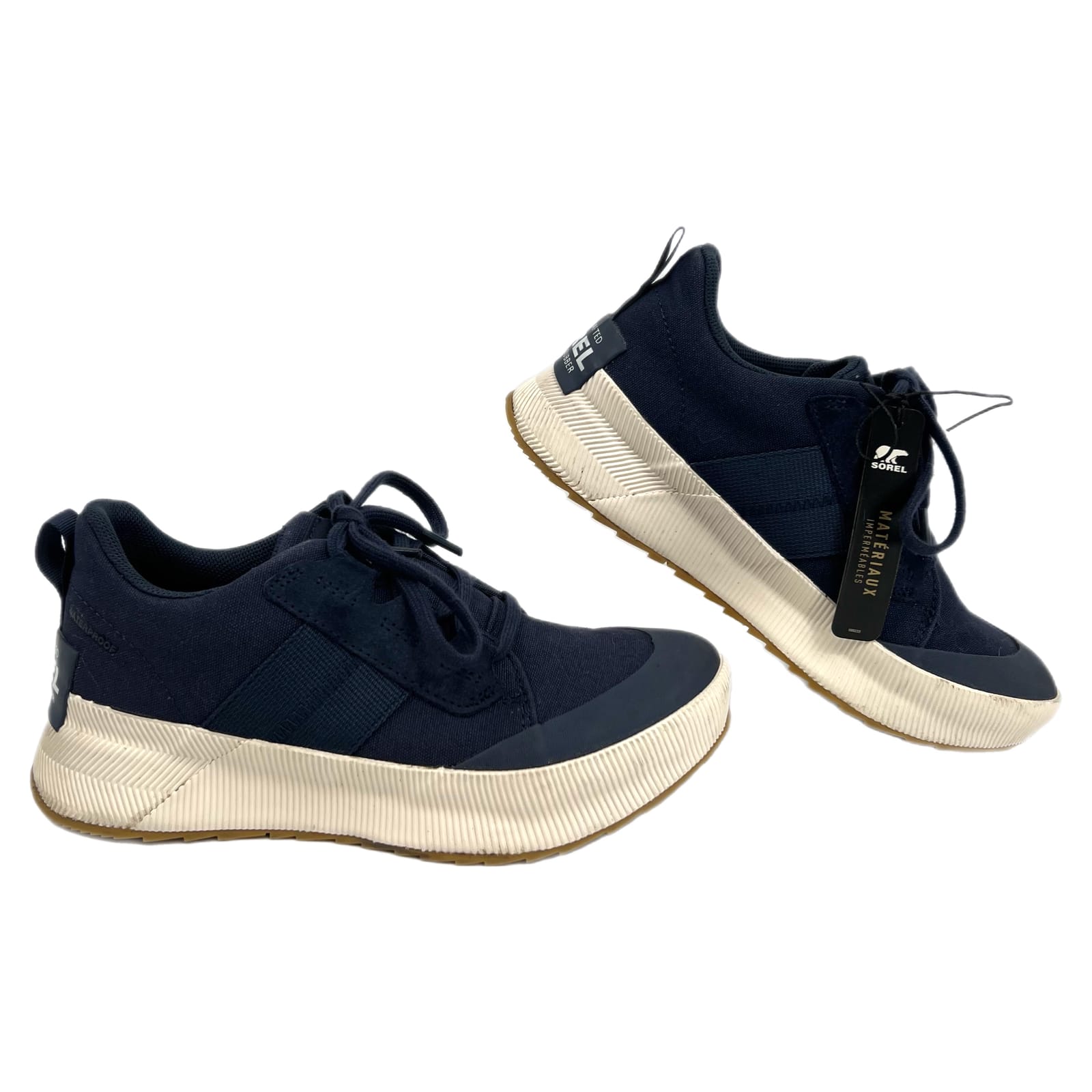 Sorel Blue White Out n About Sneakers