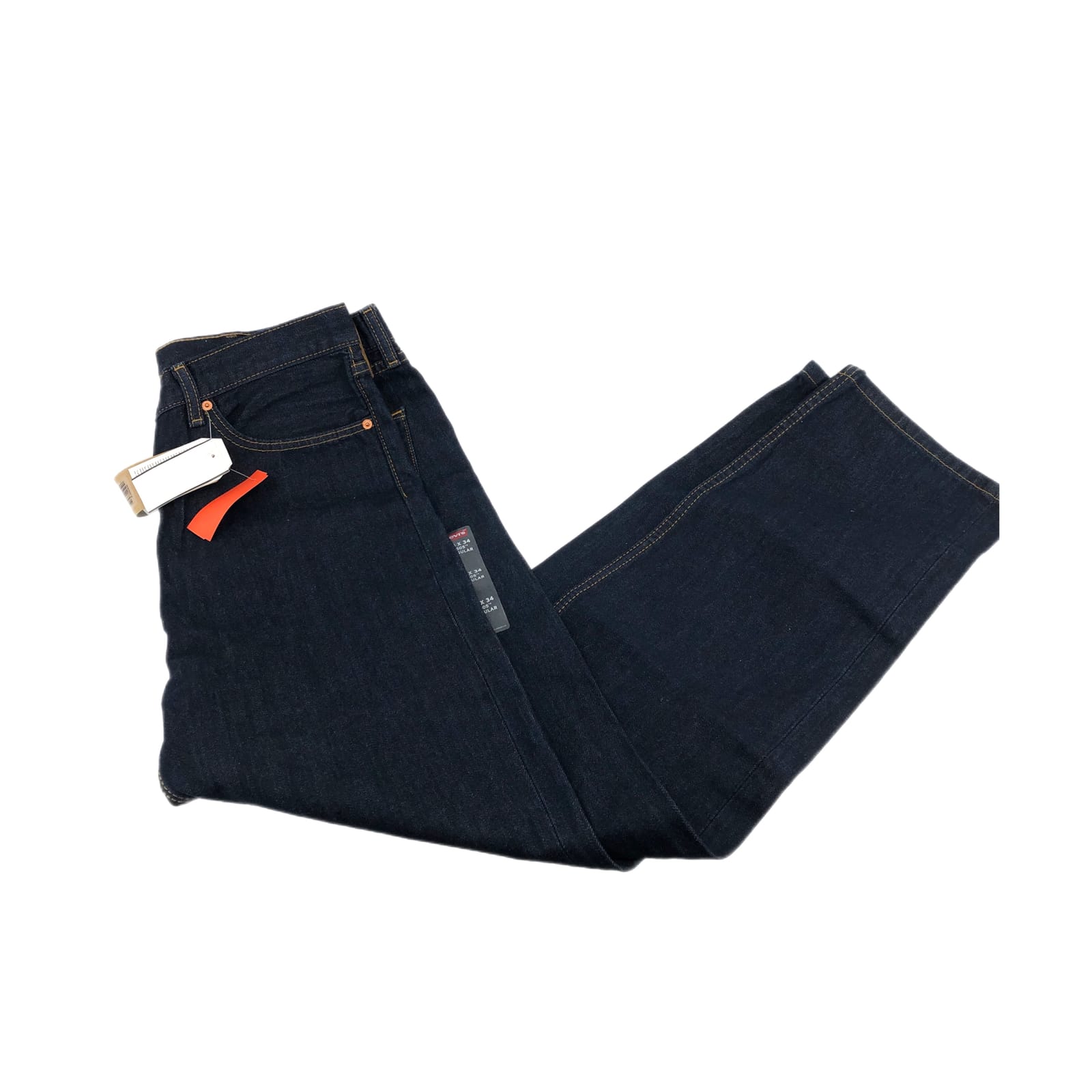 Levi's Blue High-Rise Wide-Leg Jeans