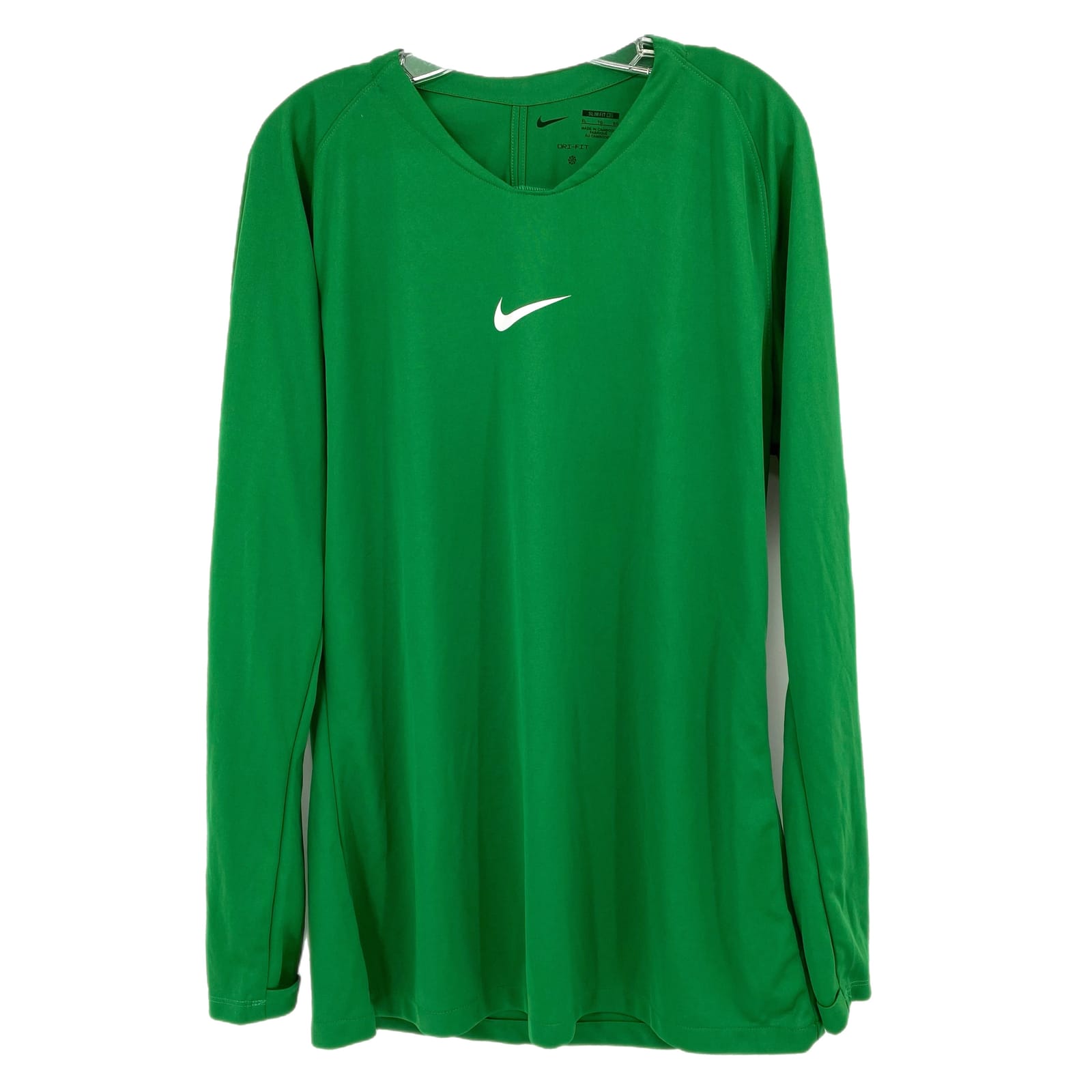 Nike Green Dri-Fit Long Sleeve T-Shirt