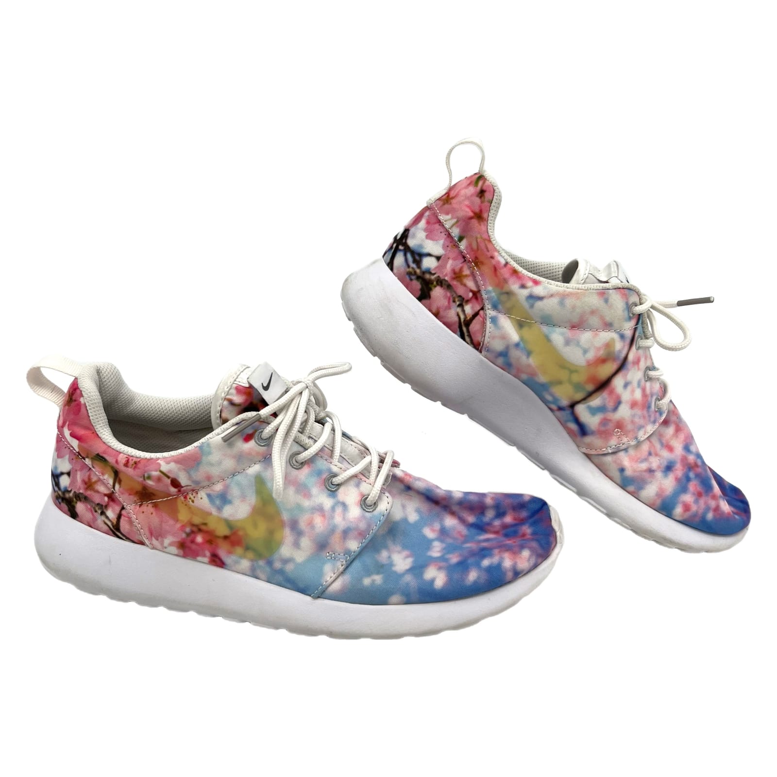 Nike Pink Cherry Blossom Print Roche One Sneakers