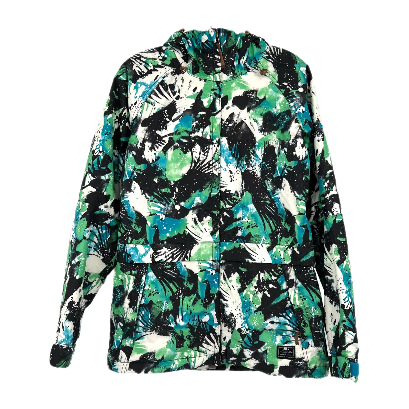Nike Green and Blue Ski Jacket