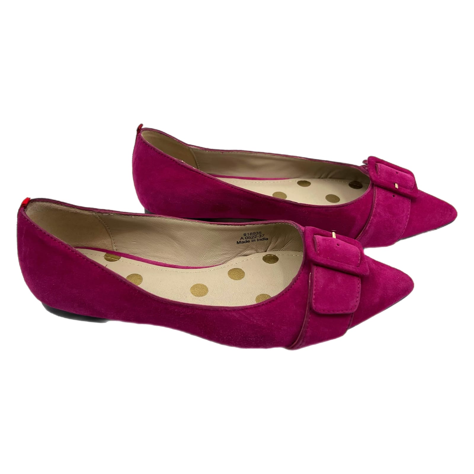 Boden Purple Suede Pointed Toe Flats