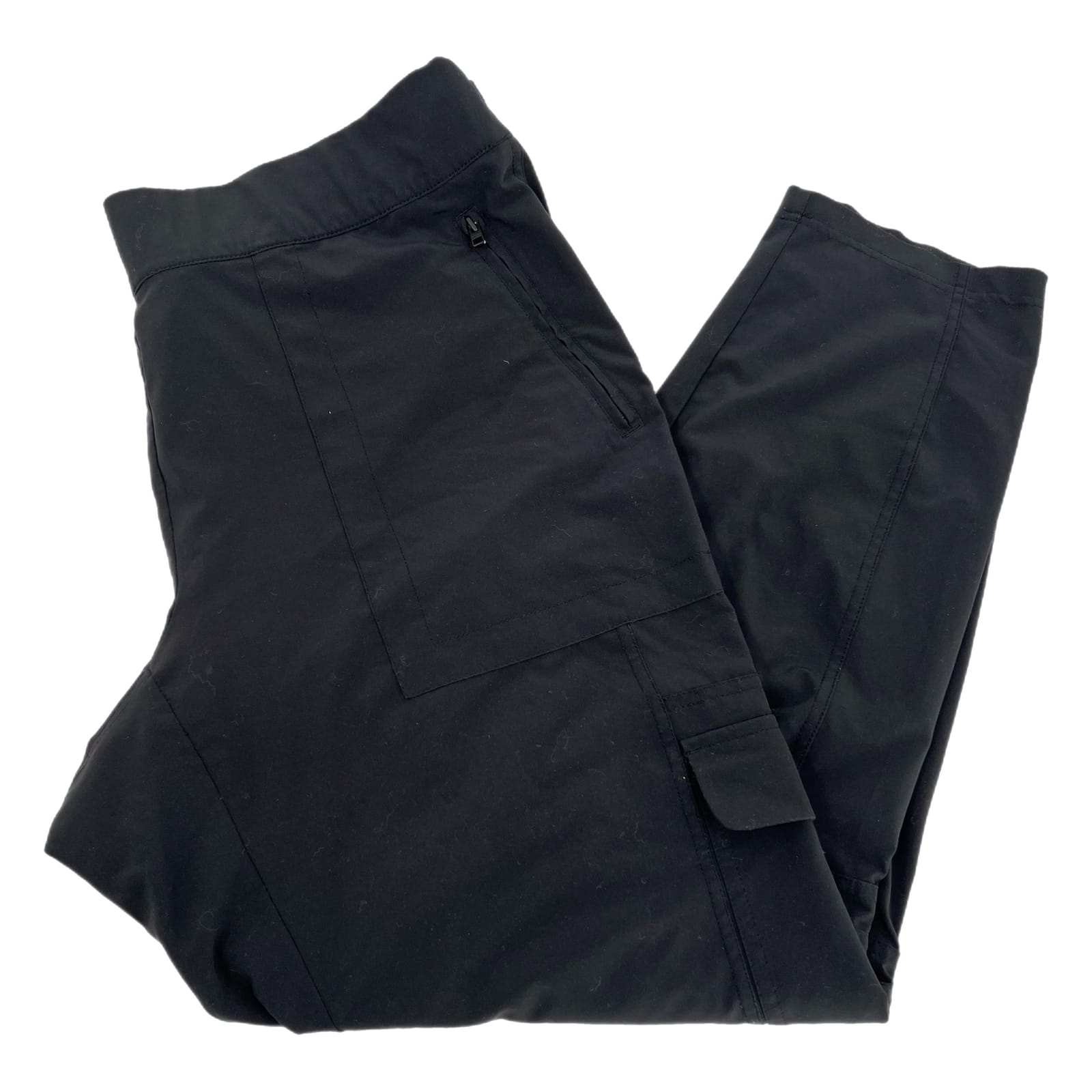 Athleta Black Tapered Athletic Track Pants