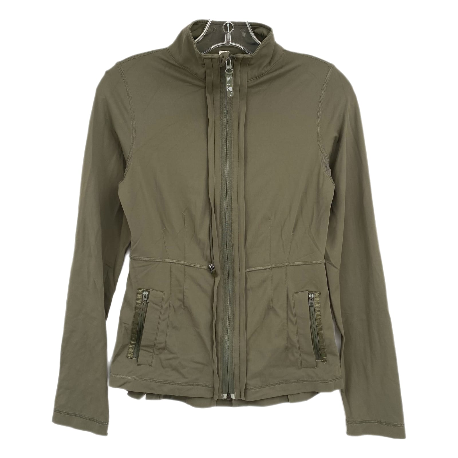 lululemon Green Athletic Long Sleeve Zip-Up Jacket
