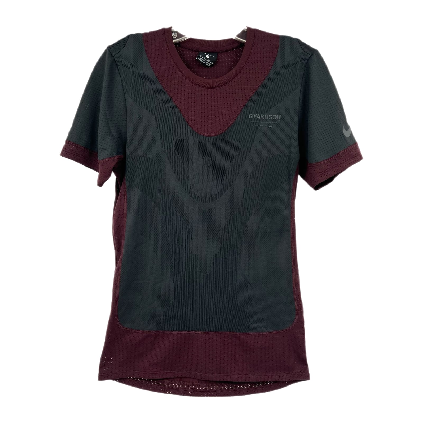 Nike Gray Maroon Gyakusou Undercover Lab Athletic Tee