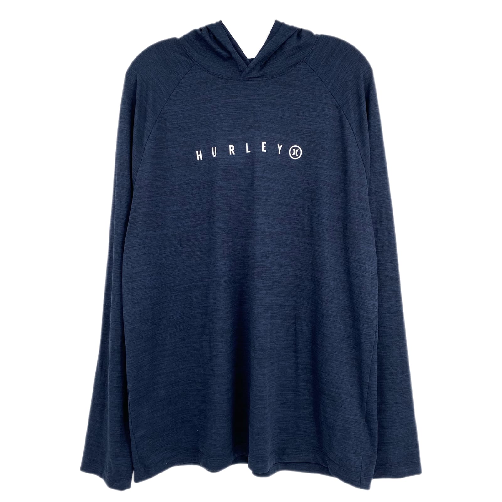Hurley Navy Blue Hooded Long Sleeve Tee