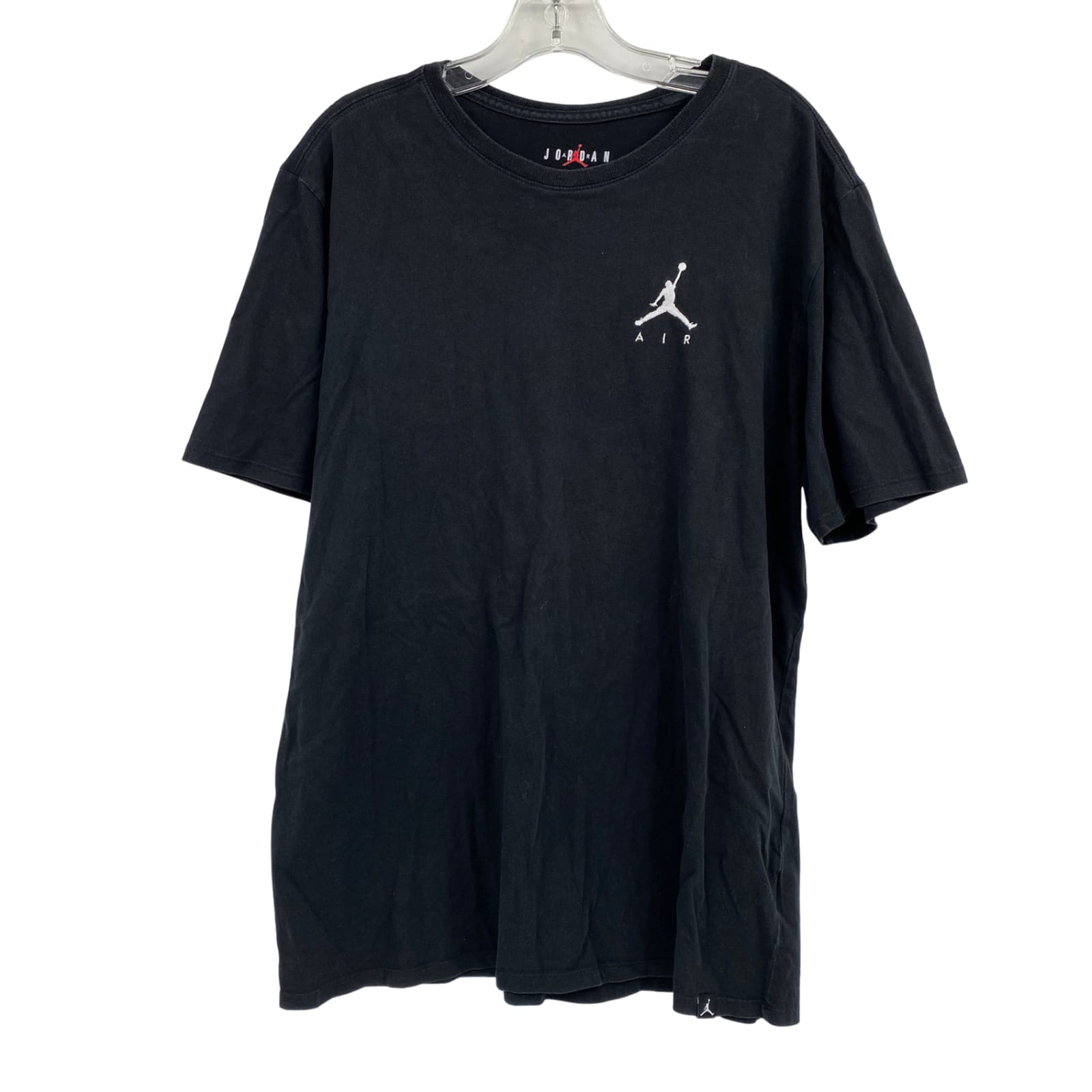 Jordan Black Basic Cotton T-Shirt