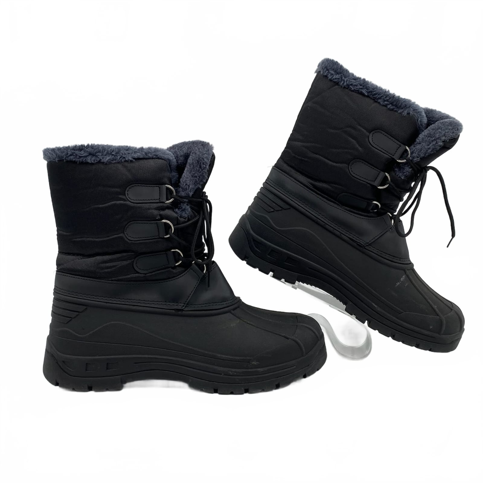 Iousen Black Snow Boots