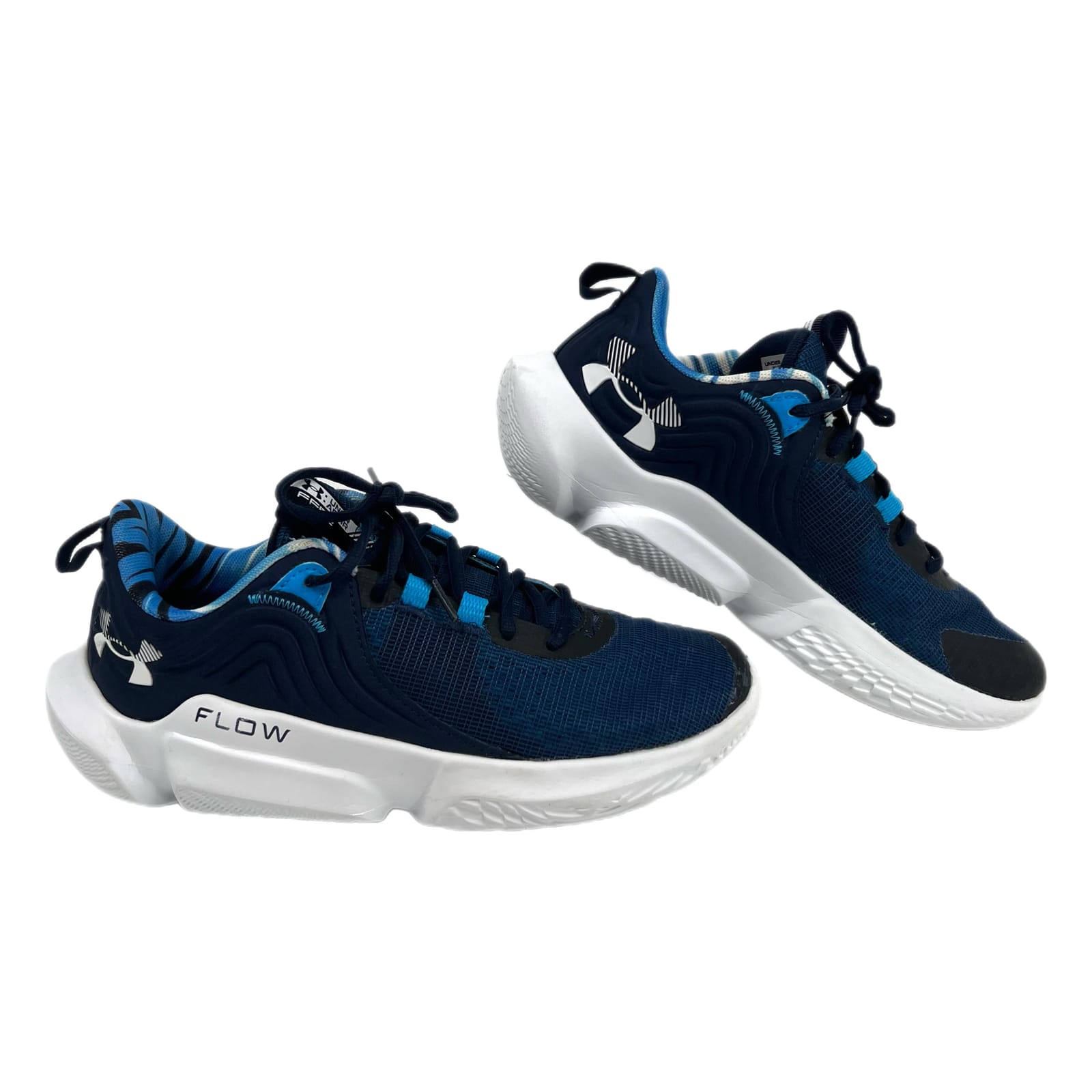 Under Armour Blue Lace Up Athletic Sneakers