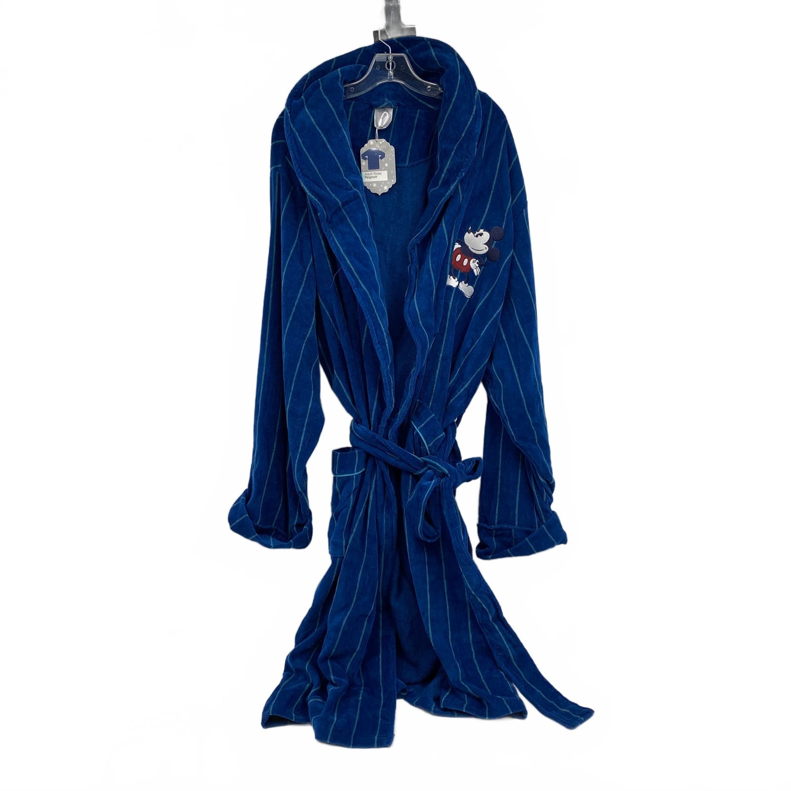 Disney Mickey Mouse Striped Cotton Robe