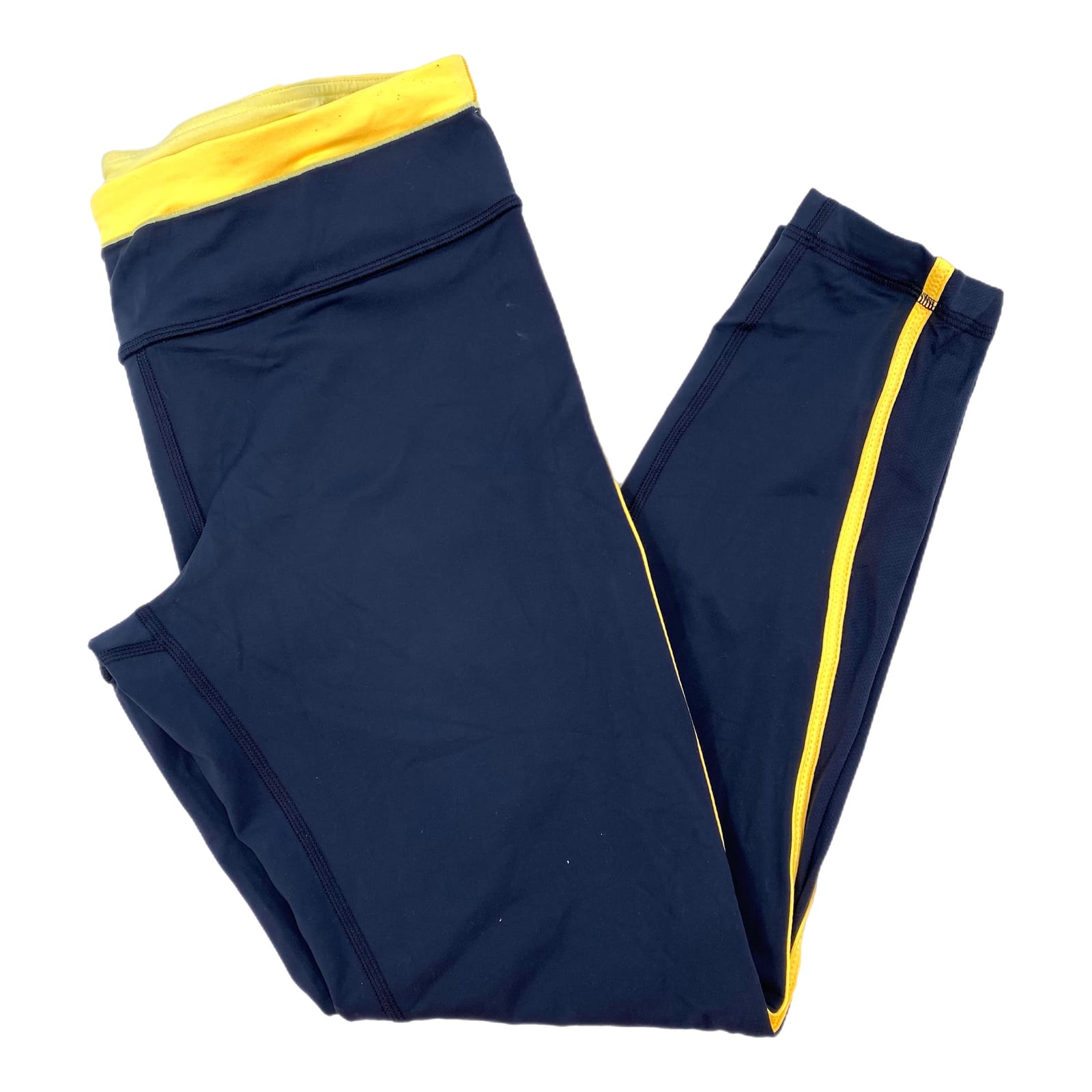 Lululemon Blue Yellow Athletic Leggings