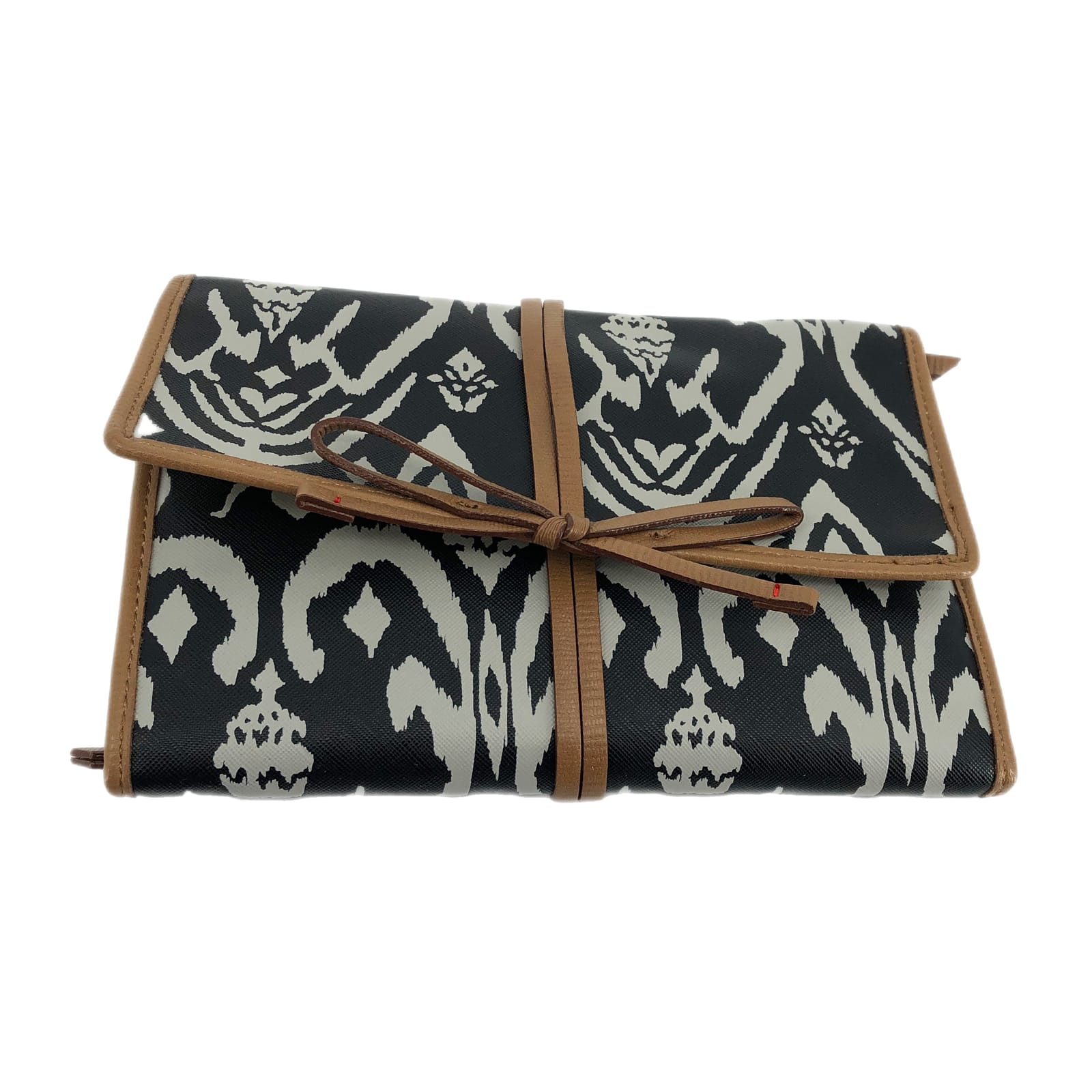 Stella & Dot Black & White Classic Clutch