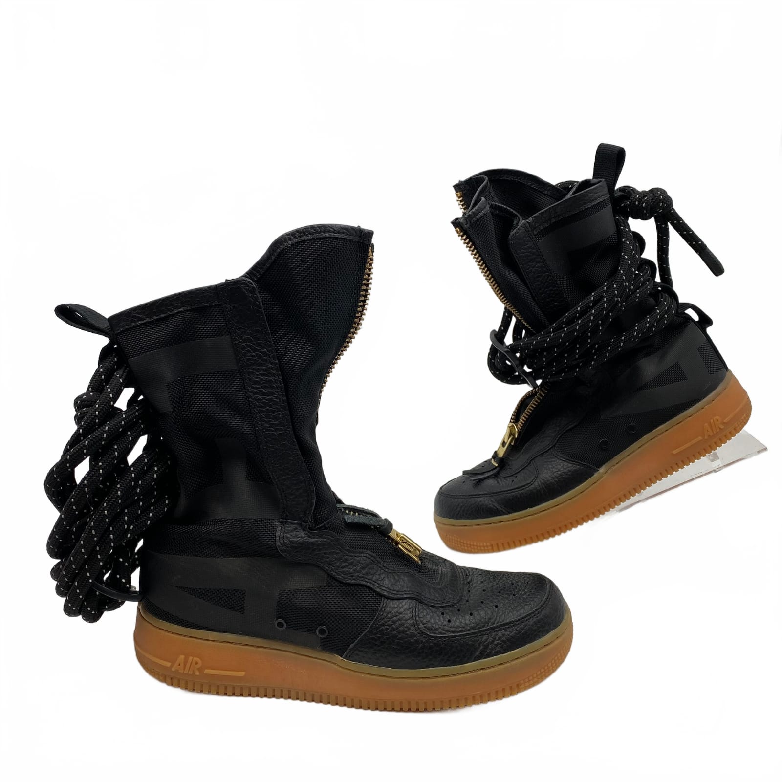 Nike AF1 Black Gum Sneakers