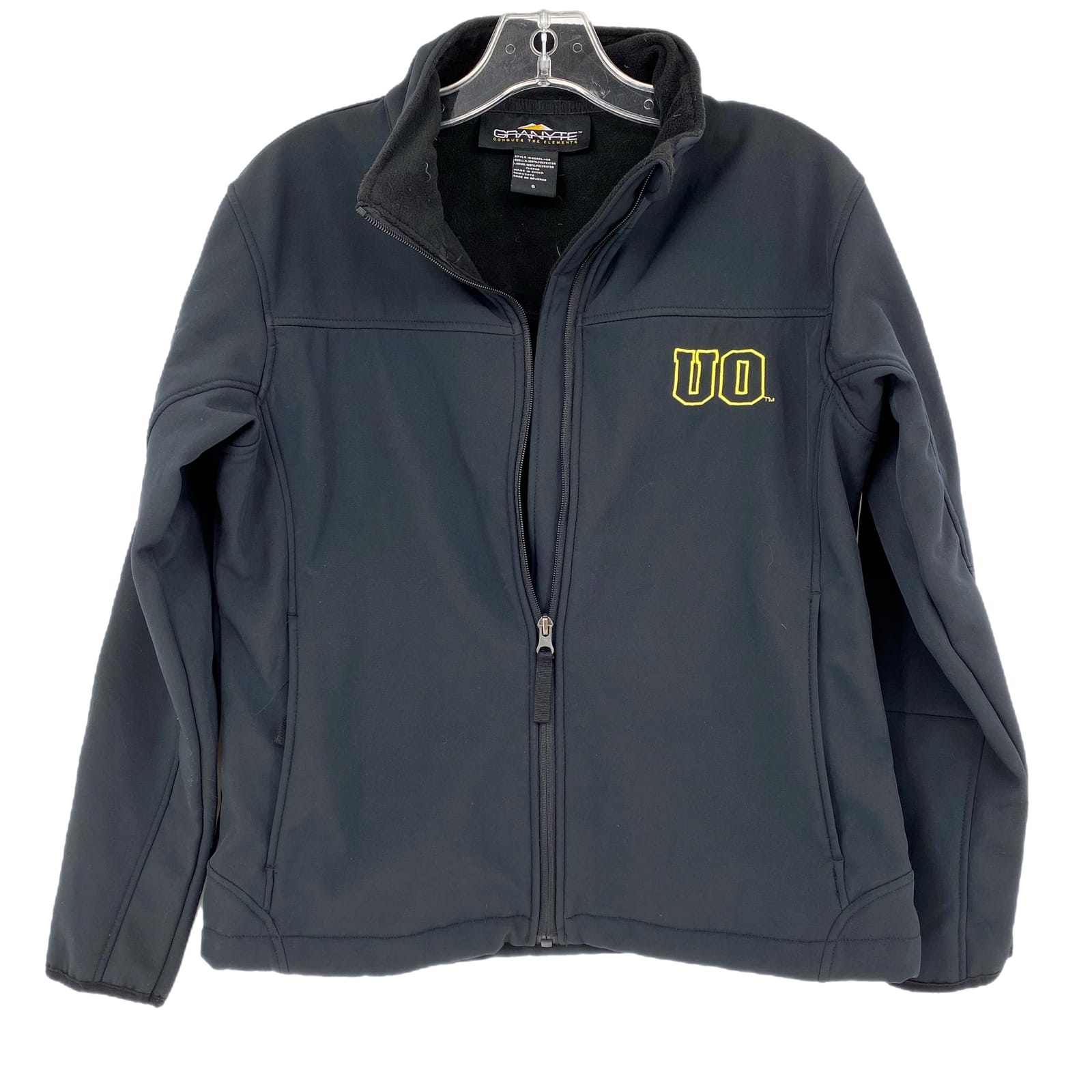 Black & Yellow Solid Jacket