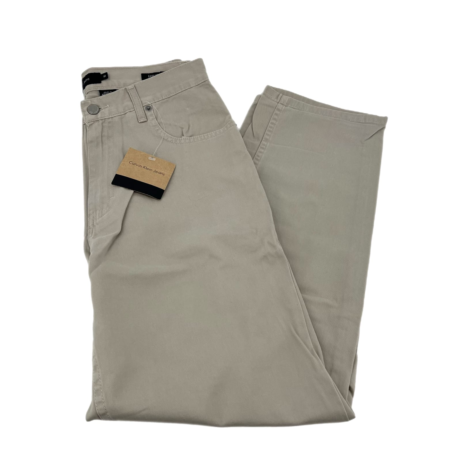 Calvin Klein Tan Cotton Chino Pants