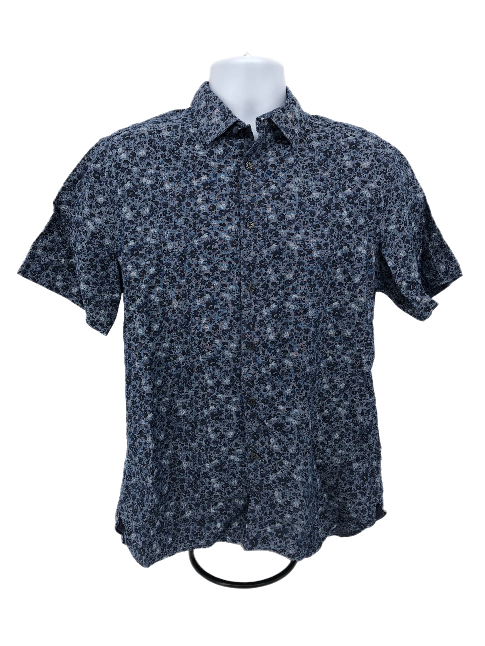 Joseph Abboud Blue Button-Up Dress Shirt