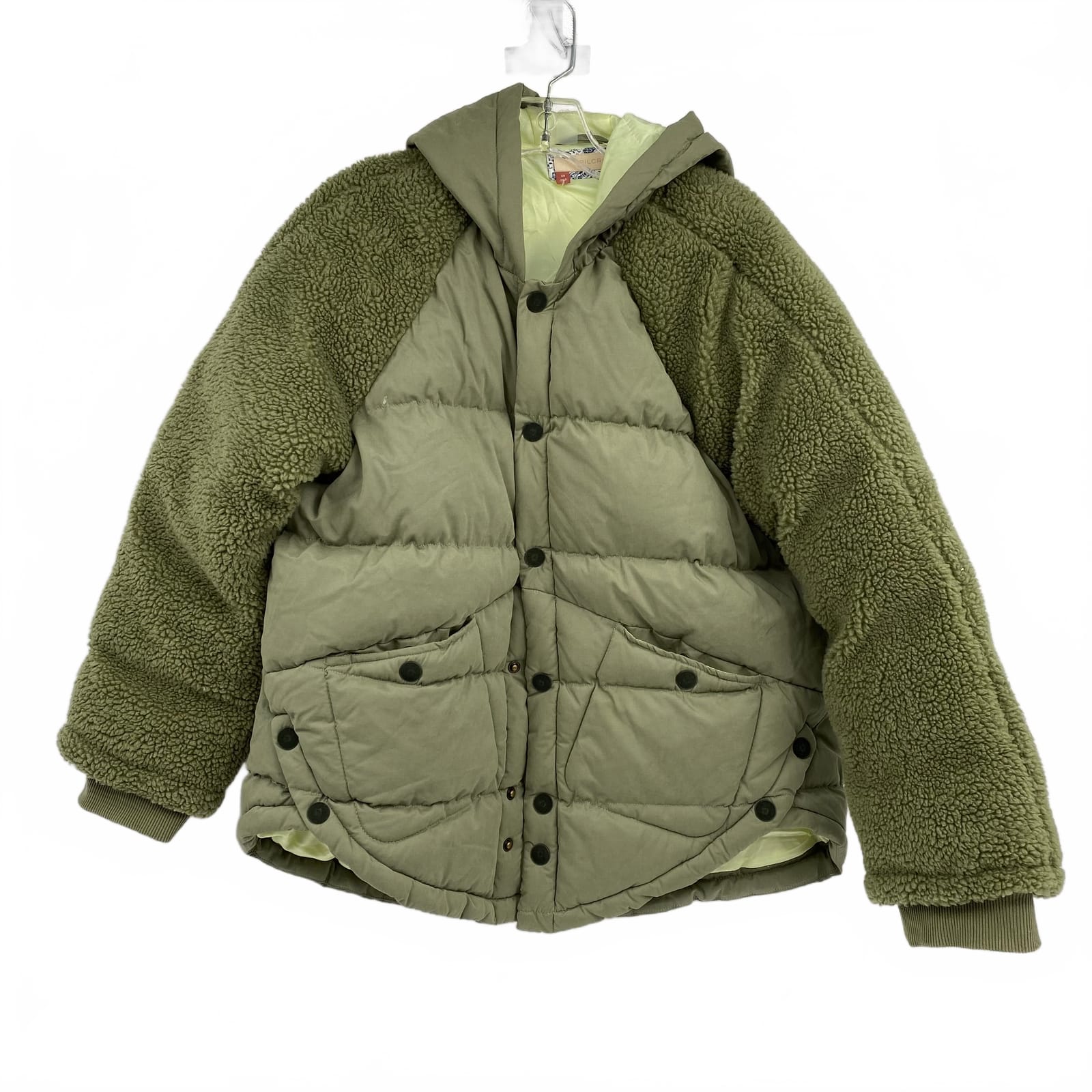 Pilcro and the Letterpress Green Synthetic Puffer Jacket