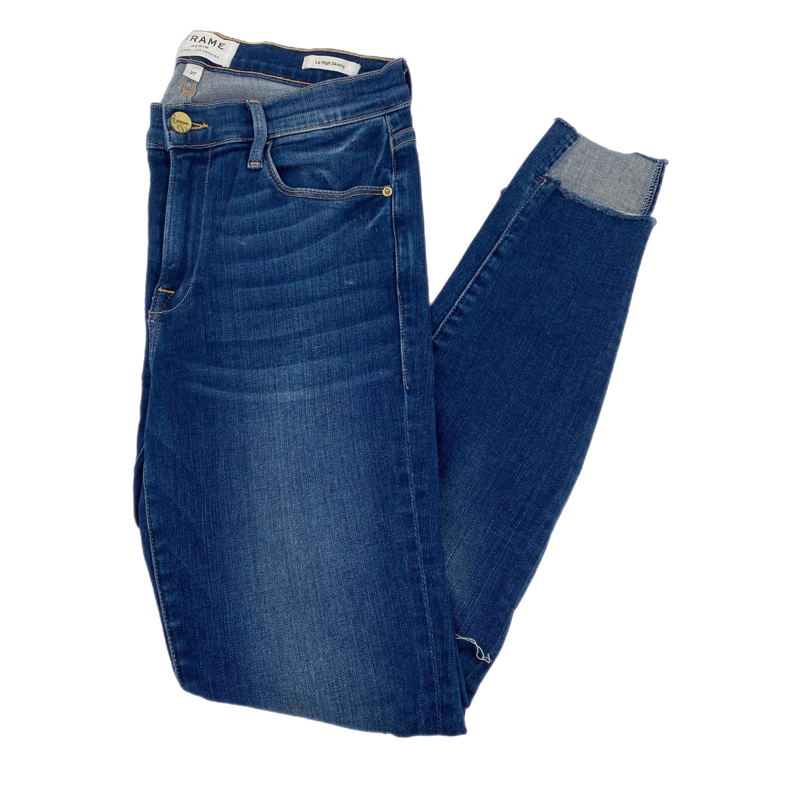 Frame Denim Blue Skinny Jeans
